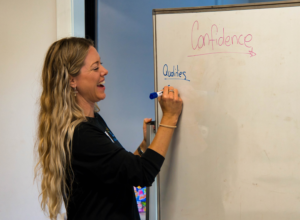 Students building confidence and self-worth through a wellbeing education program